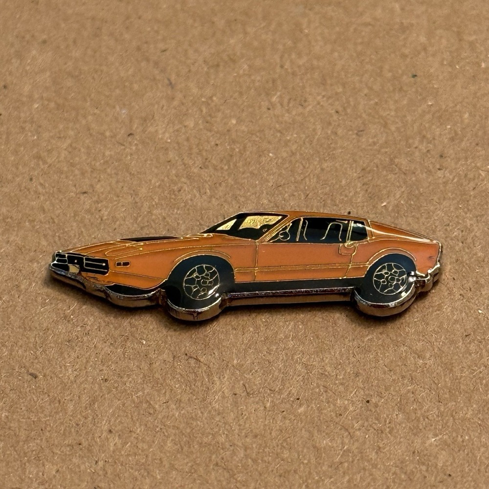 Saab Sonett III Sports Car Automobile Swedish 1970's European Lapel Pin VTG